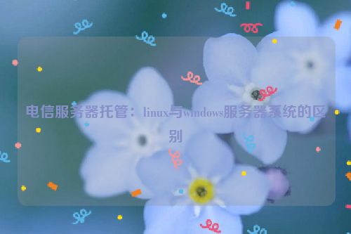 电信服务器托管：linux与windows服务器系统的区别