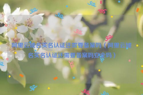 阿里云域名实名认证还需要备案吗（阿里云域名实名认证还需要备案吗安全吗）