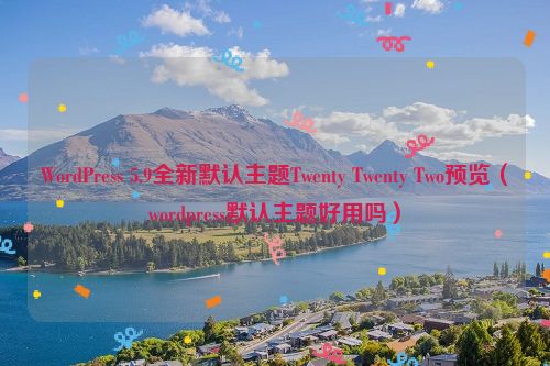 WordPress 5.9全新默认主题Twenty Twenty Two预览（wordpress默认主题好用吗）