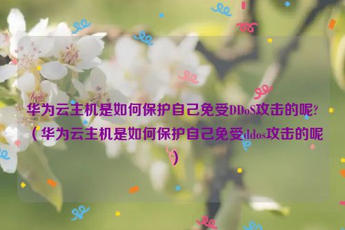 华为云主机是如何保护自己免受DDoS攻击的呢?（华为云主机是如何保护自己免受ddos攻击的呢）