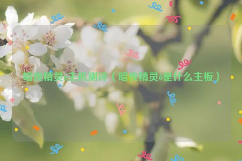 暗夜精灵6主机测评（暗夜精灵6是什么主板）